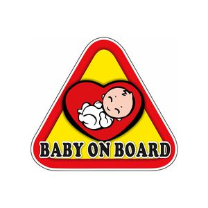 برچسب بدنه خودرو طرح  کودک در ماشین مدل baby 1401